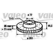 Тормозной диск VALEO 197245