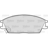 Колодки тормозные дисковые передний для HONDA ACCORD / HYUNDAI ACCENT, GETZ, LANTRA, PONY / EXCEL, PONY, S, STELLAR <b>VALEO 598052 / 21012</b>
