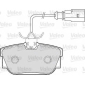 Колодки тормозные дисковые задний для VW SHARAN(7M6, 7M8, 7M9), TRANSPORTER(70XA, 70XB, 70XC, 70XD, 7DB, 7DK, 7DW) <b>VALEO 598650 / 23446</b>