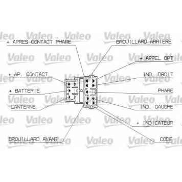 Выключатель на колонке рулевого управления VALEO 251304-1