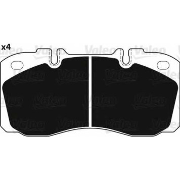 Колодки тормозные дисковые <b>VALEO 882235 / 29122</b>