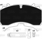 Колодки тормозные дисковые <b>VALEO 882250 / 29162</b>