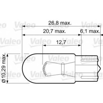 VALEO 032213 - лампа WY5W 12V 5W W2,1x9,5d Essential-1