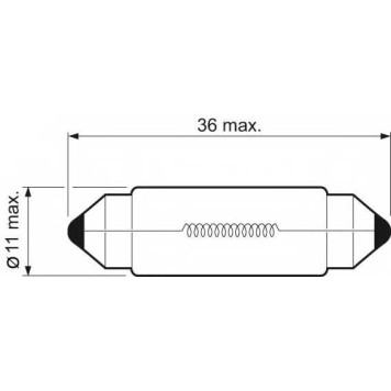 VALEO 032217 - лампа C5W 12V 5W SV8,5/8 Essential-1