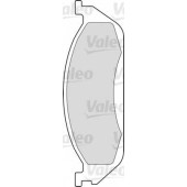 Колодки тормозные дисковые передний для MERCEDES M(W163) <b>VALEO 598442 / 23193</b>