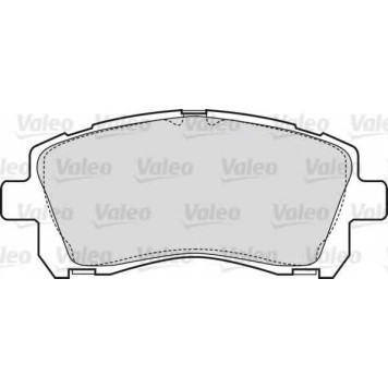 Колодки тормозные дисковые передний для SUBARU FORESTER(SF), IMPREZA(GC,GF), LEGACY OUTBACK(BG), LEGACY(BD,BE,BG,BH), OUTBACK(BE,BH) <b>VALEO 598530 / 20236</b>-1