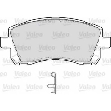 Колодки тормозные дисковые передний для SUBARU FORESTER(SF), IMPREZA(GC,GF), LEGACY OUTBACK(BG), LEGACY(BD,BE,BG,BH), OUTBACK(BE,BH) <b>VALEO 598530 / 20236</b>