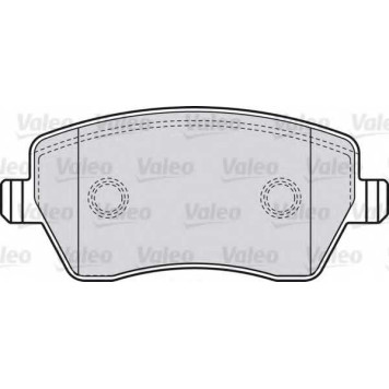 Колодки тормозные дисковые передний для MERCEDES CITAN Mixto, CITAN / NISSAN LATIO, MICRA, NOTE, TIIDA / RENAULT CAPTUR, CLIO, DUSTER, KANGOO Express, KANGOO, LOGAN EXPRESS, LOGAN, MODUS, ZOE <b>VALEO 598641</b>-1