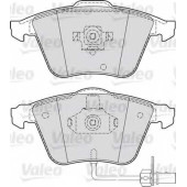 Колодки тормозные дисковые передний для FORD FOCUS(DA#) / MAZDA 3(BK,BL) / OPEL VECTRA / SAAB 9-3(YS3F), 9-3X / VOLVO C70, S40(MS), V40, V50(MW) <b>VALEO 598822</b>
