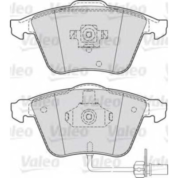 Колодки тормозные дисковые передний для FORD FOCUS(DA#) / MAZDA 3(BK,BL) / OPEL VECTRA / SAAB 9-3(YS3F), 9-3X / VOLVO C70, S40(MS), V40, V50(MW) <b>VALEO 598822</b>