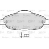 VALEO 598927 - колодки тормозные, передние