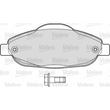 VALEO 598927 - колодки тормозные, передние