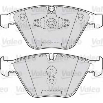 Колодки тормозные дисковые передний для BMW 3(E90,E91,E92,E93), X1(E84) <b>VALEO 601027</b>