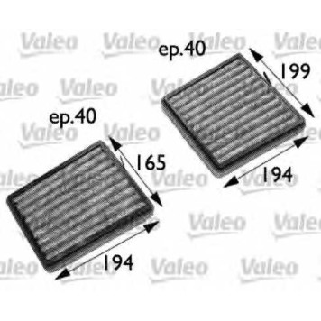 Фильтр салонный VALEO 698742