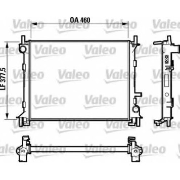 Радиатор охлаждения двигателя VALEO RM1338 / 732731