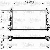 Радиатор охлаждения двигателя VALEO 734981