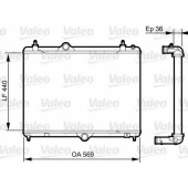 Радиатор охлаждения двигателя VALEO 735371