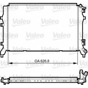 Радиатор охлаждения двигателя VALEO 735375