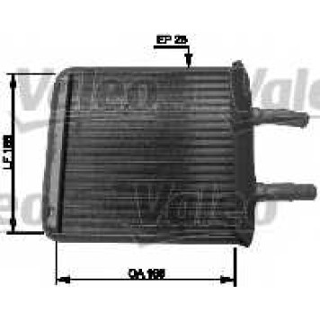 Радиатор отопления салона VALEO 812409