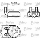 Масляный радиатор масла двигателя VALEO 817705