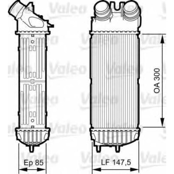 Интеркулер VALEO 817706