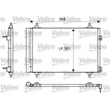 Конденсатор кондиционера VALEO 818171