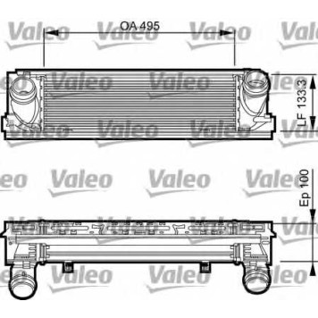 Интеркулер VALEO 818261
