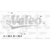 Генератор 35А <b>VALEO 433478 / 9AR2729F</b>
