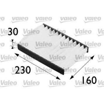 Фильтр салонный VALEO FA255 / 698255