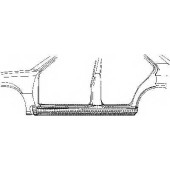 Накладка порога VAN WEZEL 3760104