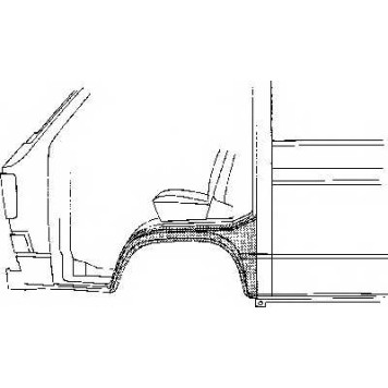 Крыло VAN WEZEL 5870156