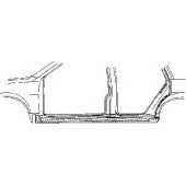 Накладка порога VAN WEZEL 5835104