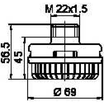 Глушитель шума, пневматическая система WABCO 432 407 060 0-1