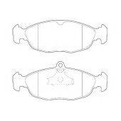 Колодки тормозные дисковые передний для CHEVROLET CORSA, LANOS / DAEWOO LANOS, NEXIA / OPEL ASTRA, COMBO, CORSA, TIGRA, VECTRA <b>WAGNER WBP20547A</b>