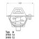 Термостат охлаждающей жидкости WAHLER 3119.88D3