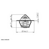 Термостат охлаждающей жидкости WAHLER 410488.88D