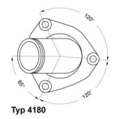 Термостат охлаждающей жидкости WAHLER 4180.82D