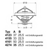 Термостат охлаждающей жидкости WAHLER 4274.92D