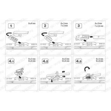 Щетка стеклоочистителя WEEN 100-1020-1