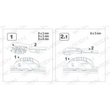 Щетка стеклоочистителя WEEN 100-6020-1