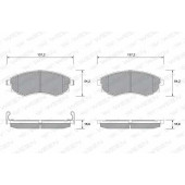 WEEN 1511119 - колодки тормозные дисковые