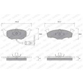 Колодки тормозные дисковые для SKODA FABIA(6Y2,6Y3,6Y5), ROOMSTER(5J) / VW POLO(9A4,9N#) <b>WEEN 151-1144 / 21866</b>