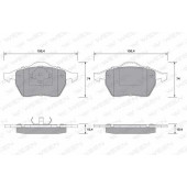 Колодки тормозные дисковые для FORD GALAXY(WGR) / VW SHARAN(7M6,7M8,7M9) <b>WEEN 151-1285 / 21848</b>