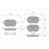 Колодки тормозные дисковые для SAAB 9-3(YS3F), 9-3X <b>WEEN 151-1316 / 23402</b>