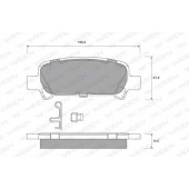 Колодки тормозные дисковые <b>WEEN 151-1376</b>