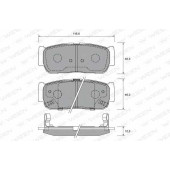 Колодки тормозные дисковые для SSANGYONG KYRON <b>WEEN 151-2239</b>
