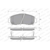 WEEN 1512244 - колодки тормозные дисковые