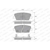 Колодки тормозные дисковые <b>WEEN 151-2598</b>