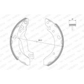 Комплект тормозных колодок для HYUNDAI COUPE(RD), ELANTRA(XD), LANTRA(J-2), MATRIX(FC) <b>WEEN 152-2013</b>