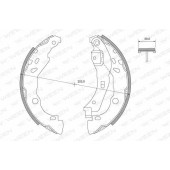 Комплект тормозных колодок для CITROEN C2(JM#), C3(FC#,HB#) / LANCIA Y(840A), YPSILON(843) / PEUGEOT 1007(KM#) <b>WEEN 152-2039</b>